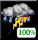 Tonight: Rain and a slight chance of thunderstorms before 9pm, then rain and patchy fog and a slight chance of thunderstorms. Cloudy, with a low around 45. Northeast wind 5 to 10 mph. Chance of precipitation is 100%. New rainfall amounts between 1 and 2 inches possible. Tonight: Light Rain