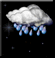 Night time, Snow melt, Overcast